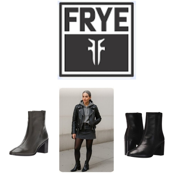 FRYE Women's Julia Bootie Boot Cognac Soft Nappa Lamb Size 10 $ 348 - Picture 14 of 15